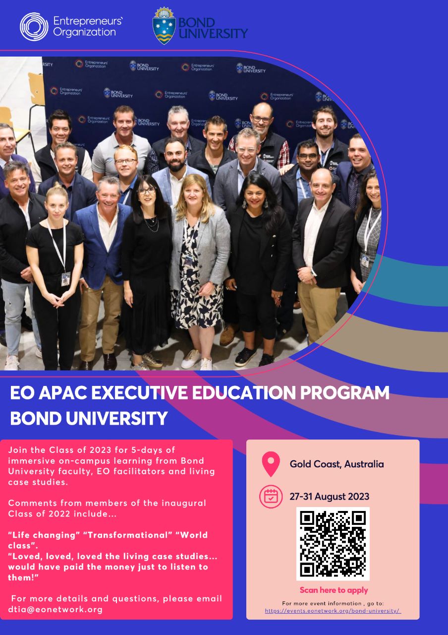 EO APAC Executive Program - The Forever Business (Bond University)